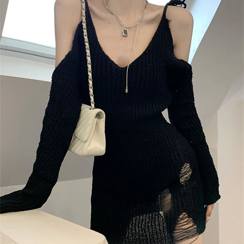 Женское трикотажное платье с открытыми плечами, длинным рукавом, V-образным вырезом, облегающее, тонкое, повседневное, весеннее, модное, больших размеров.
Женское трикотажное платье с открытыми плечами, длинным рукавом, V-образным вырезом, облегающее, тонкое, повседневное, весеннее, модное, больших размеров.