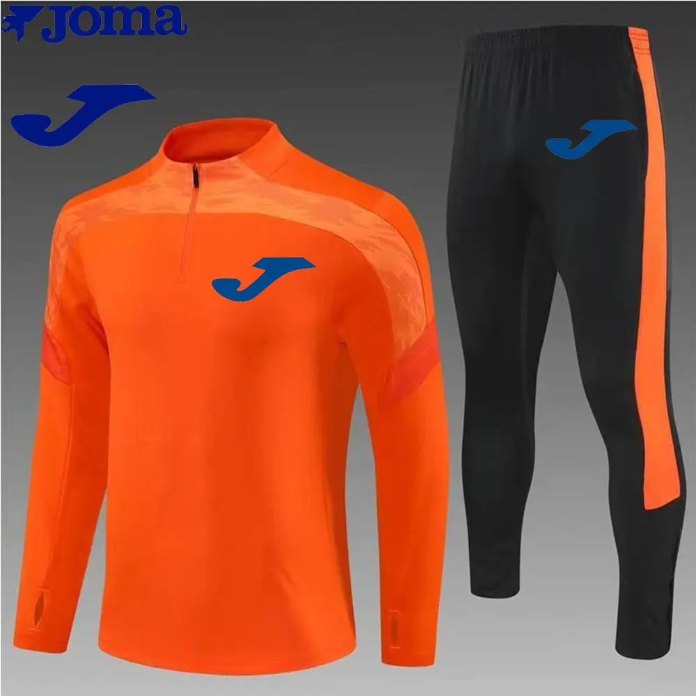 2026joma brand high-quality long-sleeved football uniform set, semi-zipper sweatshirt, spring and autumn coat, printed men's spo
2026joma brand high-quality long-sleeved football uniform set, semi-zipper sweatshirt, spring and autumn coat, printed men's spo