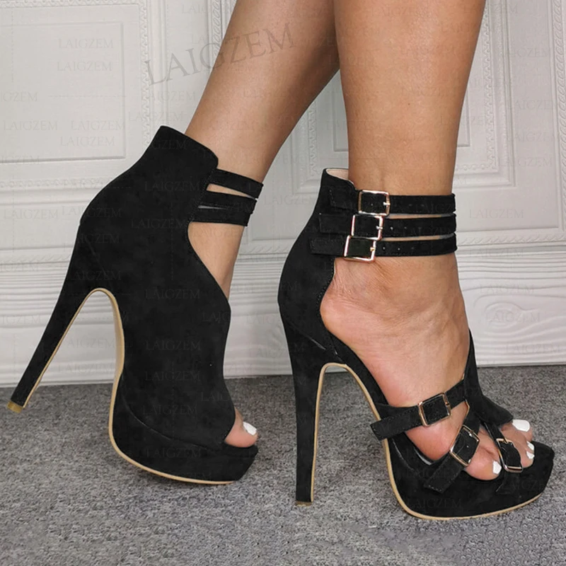 SEIIHEM Women Platform Sandals Open Toe Buckle Straps Thin High Heels Pumps Summer Ladies Party Shoes Women Plus Size 41 50 52
SEIIHEM Women Platform Sandals Open Toe Buckle Straps Thin High Heels Pumps Summer Ladies Party Shoes Women Plus Size 41 50 52