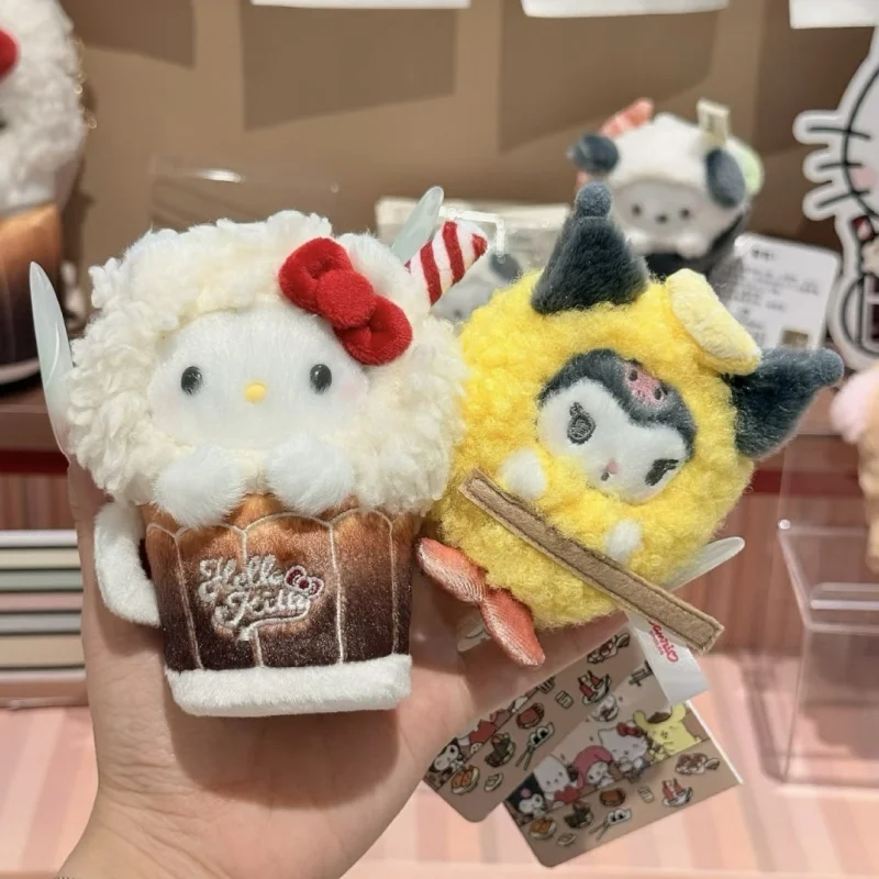 Sanrio Late Night Food Series Plush Pendant, Hello Kitty My Melody Kuromi Cinnamoroll Pochacco Soft Bag Charm
Sanrio Late Night Food Series Plush Pendant, Hello Kitty My Melody Kuromi Cinnamoroll Pochacco Soft Bag Charm