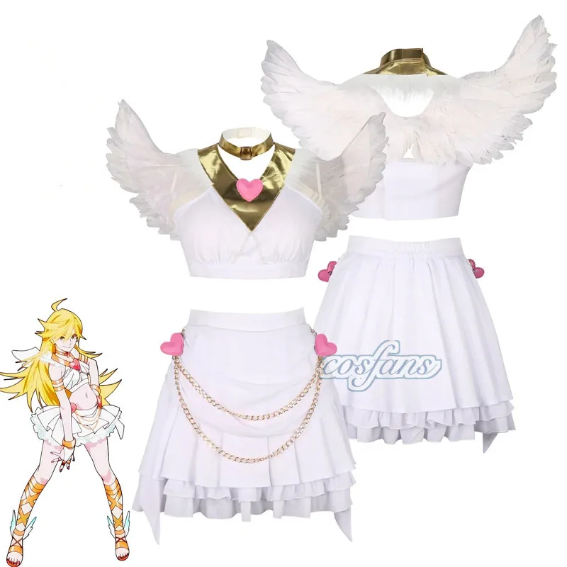 Anime Panty & Stocking with Garterbelt Cosplay Anarchy Panty Costume Halloween Party Suit Sexy Battledress Set Lolita dress
Anime Panty & Stocking with Garterbelt Cosplay Anarchy Panty Costume Halloween Party Suit Sexy Battledress Set Lolita dress