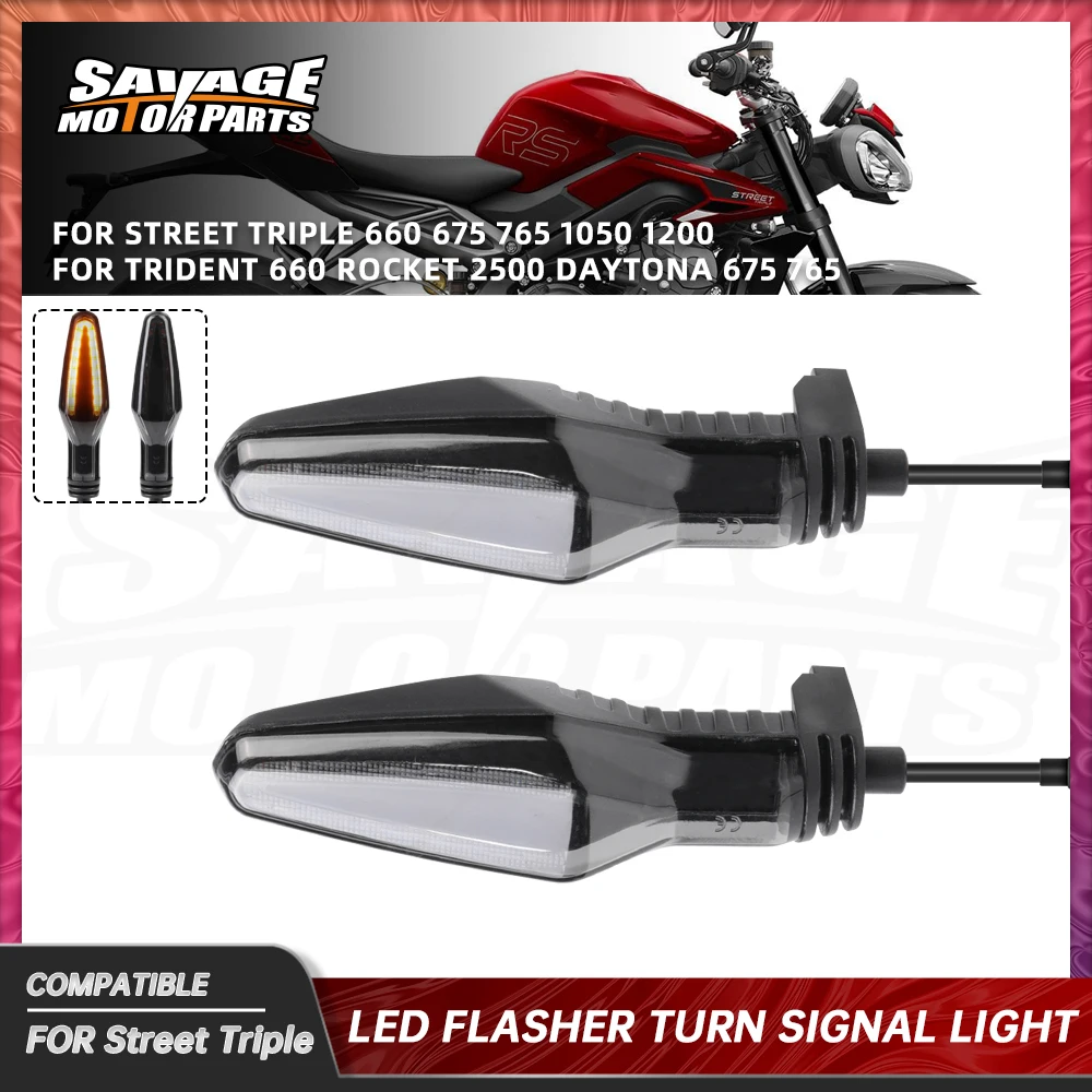 765RS светодиодный указатель поворота для Street Triple 765 675 1050 1200 R/RX/RS/RR Sprint 1050, мигающий указатель поворота для мотоцикла
765RS светодиодный указатель поворота для Street Triple 765 675 1050 1200 R/RX/RS/RR Sprint 1050, мигающий указатель поворота для мотоцикла