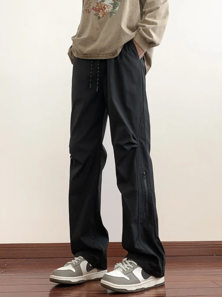 Мужские рабочие брюки прямого кроя с молнией, расклешенные, в американском стиле, повседневные, свободного кроя, весенняя коллекция
Мужские рабочие брюки прямого кроя с молнией, расклешенные, в американском стиле, повседневные, свободного кроя, весенняя коллекция