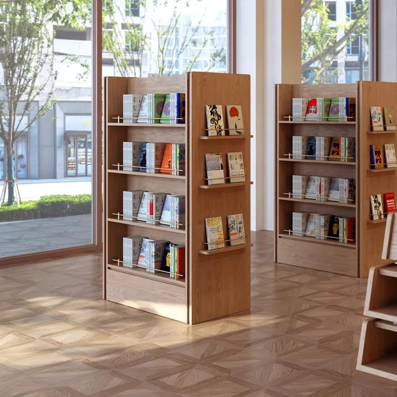 Library merchandise gift display cabinet Double-sided bookcase School reading room Picture book display stand
Library merchandise gift display cabinet Double-sided bookcase School reading room Picture book display stand