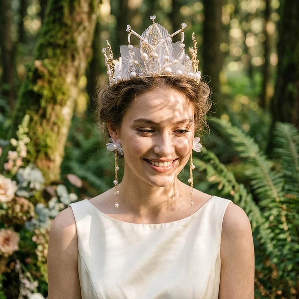 Bridal Pearl Crown Hair Accessories Set With Natural Style For Wedding Photography
Bridal Pearl Crown Hair Accessories Set With Natural Style For Wedding Photography
