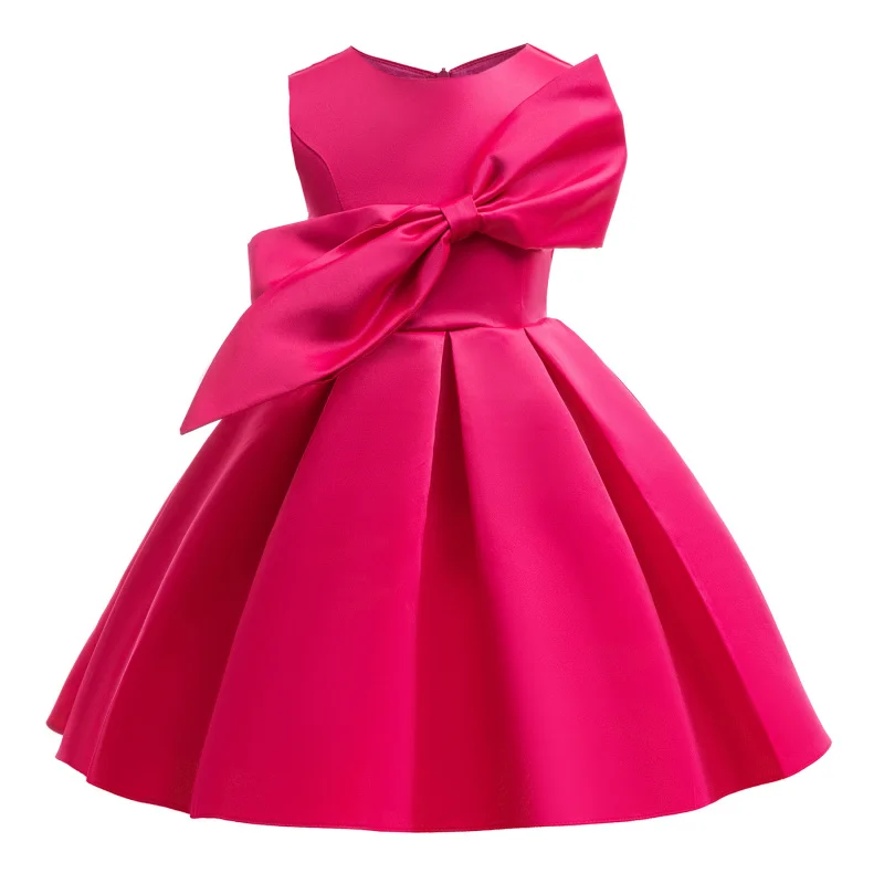 Girls' Dress New Style Children's Clothing Solid Color Dress Stylish Bow Princess Dress Children's Formal Dress
Girls' Dress New Style Children's Clothing Solid Color Dress Stylish Bow Princess Dress Children's Formal Dress