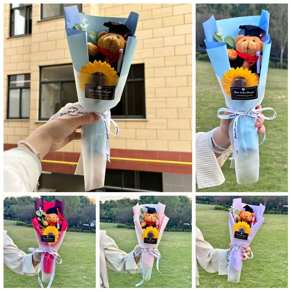 Bouquet Decoration Graduation Bear Bouquet Cartoon Lovely Bear Plush Bouquet Elegant Plush Bear Doctoral Bear Toy
Bouquet Decoration Graduation Bear Bouquet Cartoon Lovely Bear Plush Bouquet Elegant Plush Bear Doctoral Bear Toy