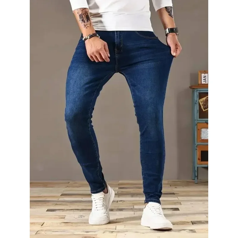2025 Spring New Mens Slim Fit Classic Skinny Jeans Casual Street Style Casual Mens Skinny Jeans Male Slim Fit Pencil Denim Blue
2025 Spring New Mens Slim Fit Classic Skinny Jeans Casual Street Style Casual Mens Skinny Jeans Male Slim Fit Pencil Denim Blue