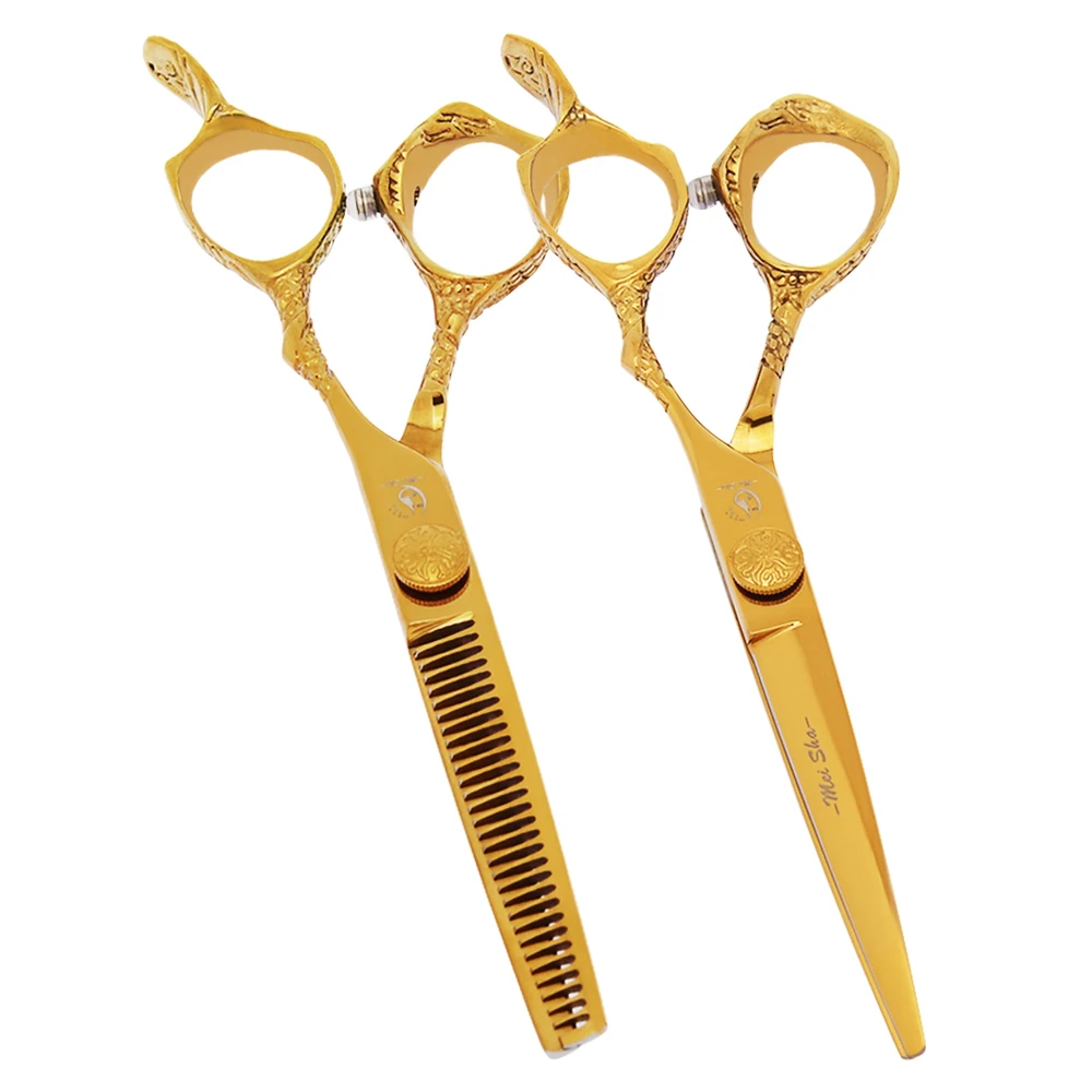 6.0" Dragon Handle Hair Cutting Scissors Salon Hairdresser's Thinning Shears Haircut Shears Barber Styling Clipper JP440C A0079A
6.0" Dragon Handle Hair Cutting Scissors Salon Hairdresser's Thinning Shears Haircut Shears Barber Styling Clipper JP440C A0079A