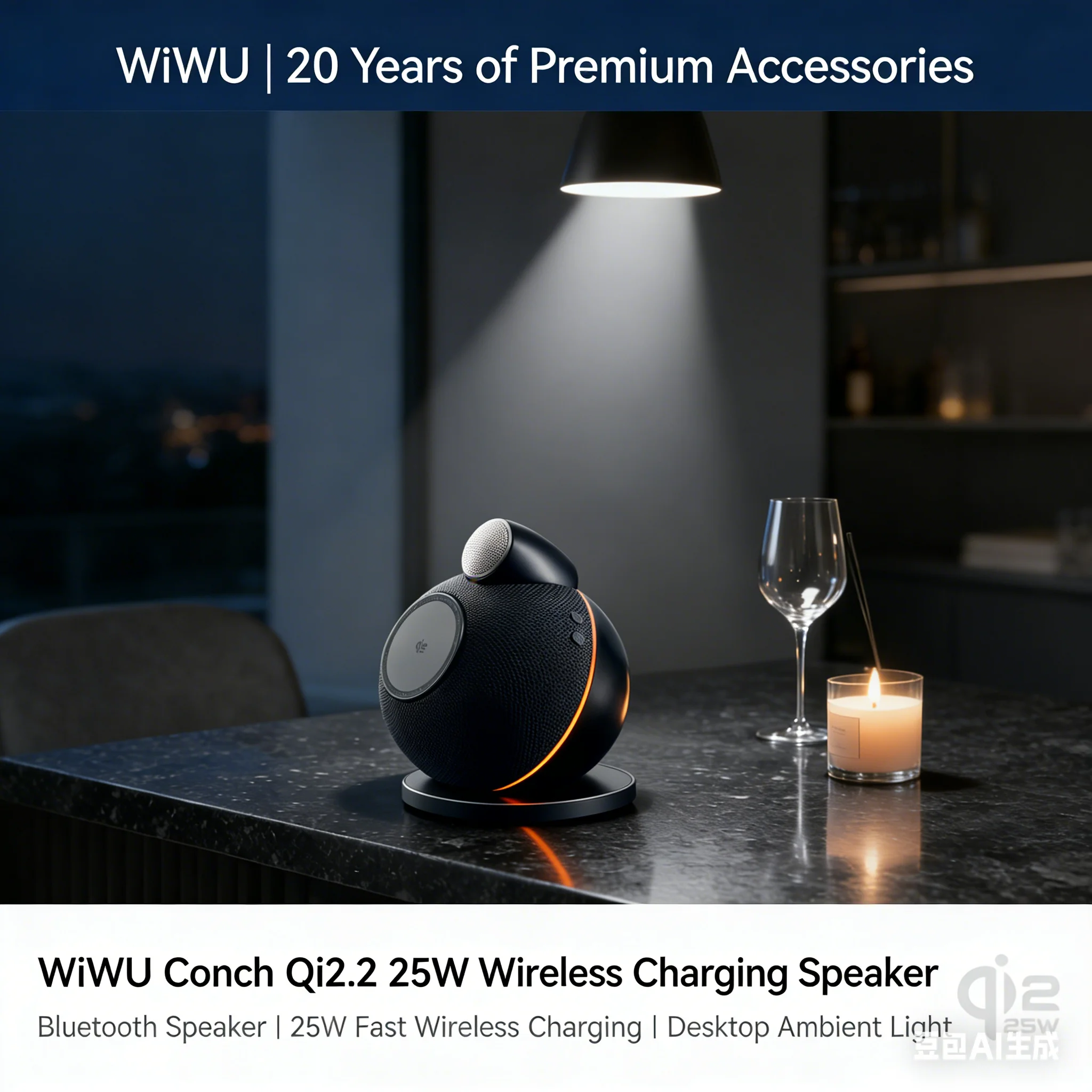 Беспроводная зарядная станция WiWU Conch 3-в-1, 25 Вт, Qi2.2, магнитная Bluetooth-колонка, RGB-подсветка для Huawei, Xiaomi, iPhone
Беспроводная зарядная станция WiWU Conch 3-в-1, 25 Вт, Qi2.2, магнитная Bluetooth-колонка, RGB-подсветка для Huawei, Xiaomi, iPhone