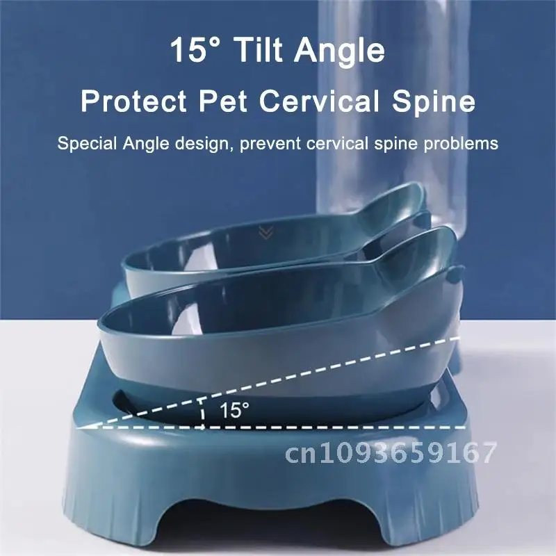 Automatic Food Bowl Pet Cat Feeder Water Dispenser Dog Food Container Anti Drinking Cat Double Dish Slip Bowl
Automatic Food Bowl Pet Cat Feeder Water Dispenser Dog Food Container Anti Drinking Cat Double Dish Slip Bowl