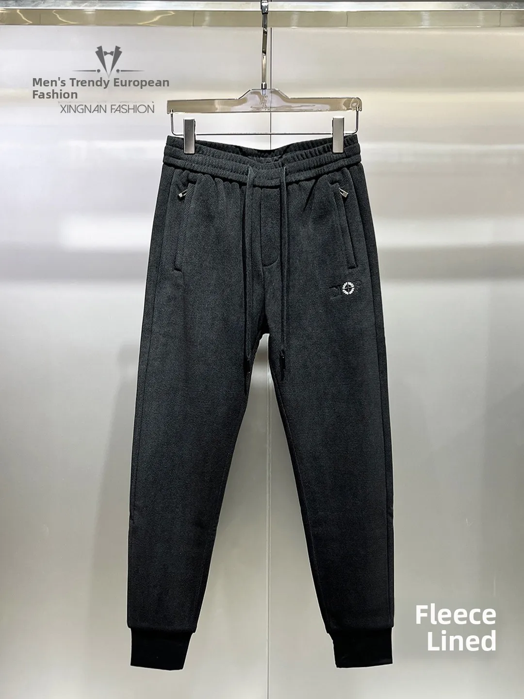 Men's Fce Lined Cuffed Casual Pants Winter Warm Spor Bla ey Trousers Casual Comfortable Elastic Waist Design
Men's Fce Lined Cuffed Casual Pants Winter Warm Spor Bla ey Trousers Casual Comfortable Elastic Waist Design