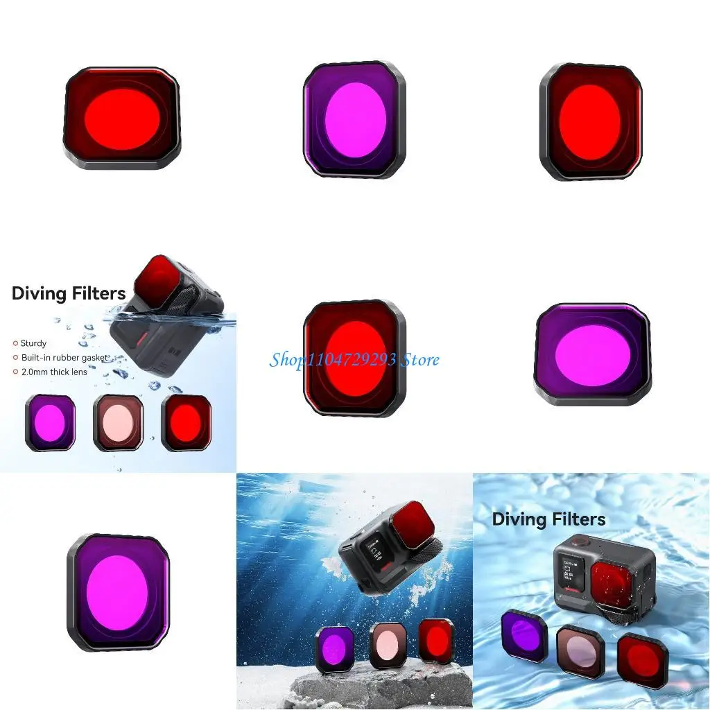 Y2GD Opticaled Glass Dive Filter Moisture Proof Design For Adventure Photography Gear
Y2GD Opticaled Glass Dive Filter Moisture Proof Design For Adventure Photography Gear