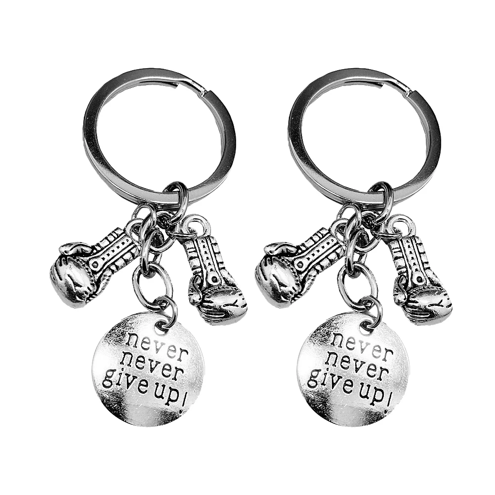 2 pcs Metal Boxing Boxing Glove Keychain For Teamates Gloves Ring for Teammates Friends Graduation Gift
2 pcs Metal Boxing Boxing Glove Keychain For Teamates Gloves Ring for Teammates Friends Graduation Gift
