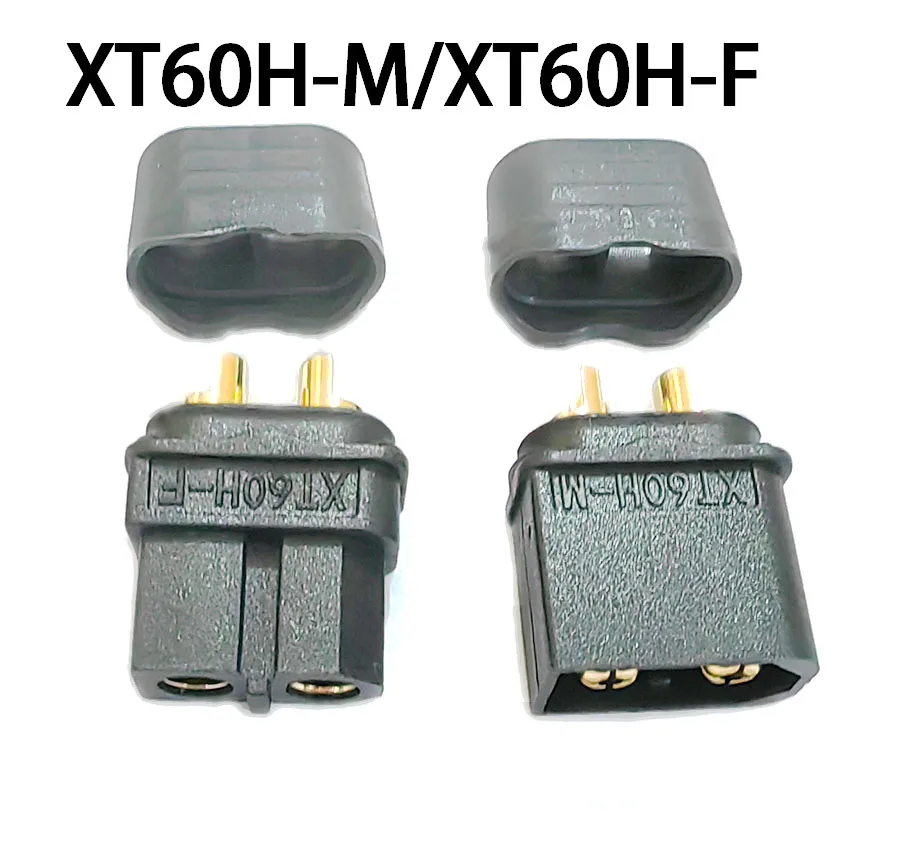 XT60H (XT60 Upgrade) Male Female Bullet Nickel-plated Connectors Power Plugs with Sheath for RC Parts
XT60H (XT60 Upgrade) Male Female Bullet Nickel-plated Connectors Power Plugs with Sheath for RC Parts