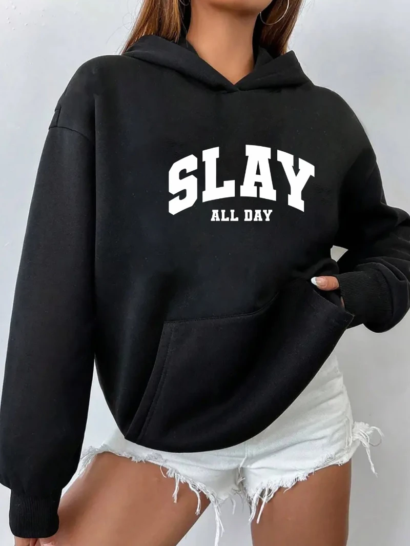 2025 Autumn and Winter Women's Casual Hooded Sweatshirt Pocket Print 100 High-end Luxury Is for Both Men and Women Top Y2k
2025 Autumn and Winter Women's Casual Hooded Sweatshirt Pocket Print 100 High-end Luxury Is for Both Men and Women Top Y2k
