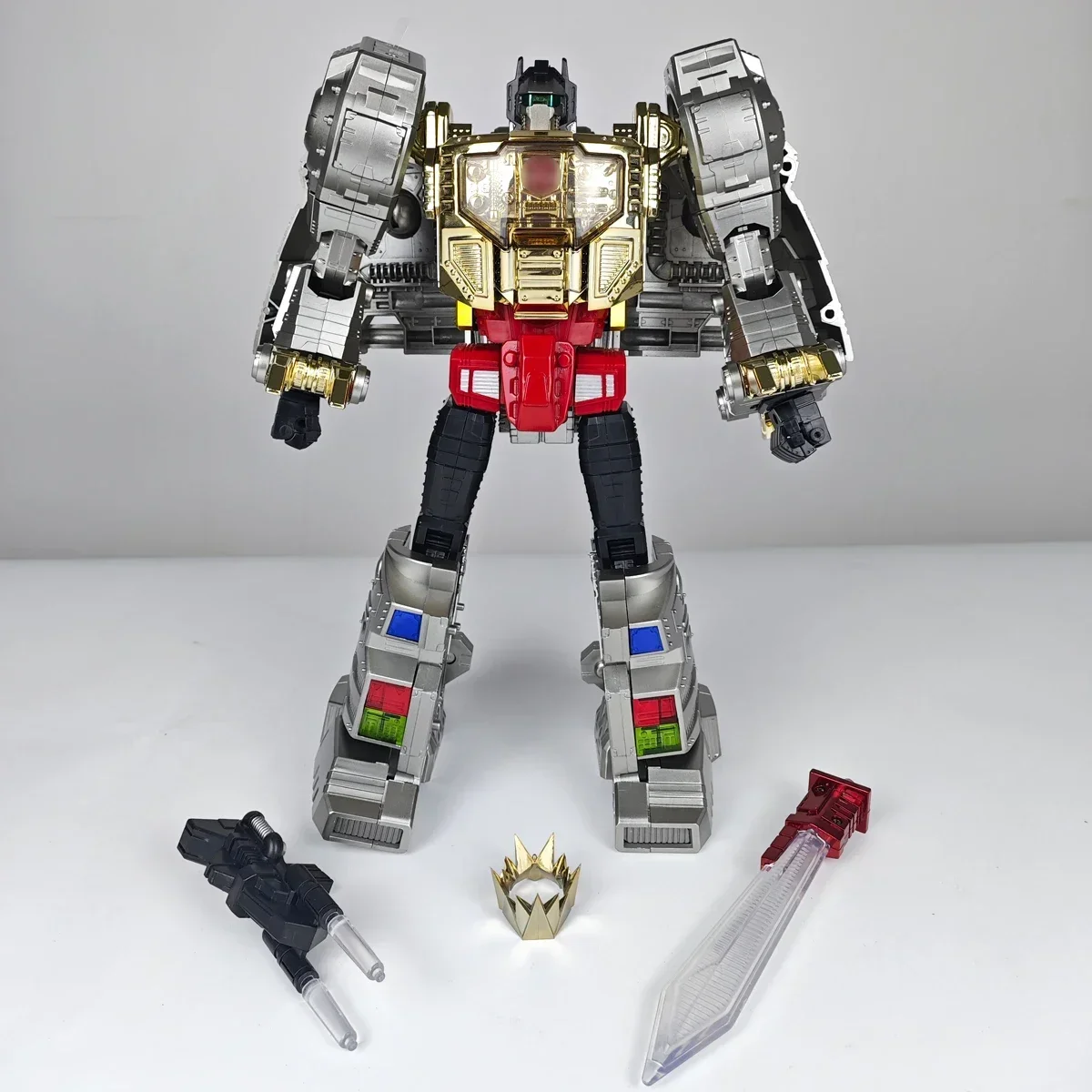 Grimlock Mp-08 Transformation Toy Mp08 Metal Color Enlarged Ko Version 29CM Action Figure Collection Desk Toys
Grimlock Mp-08 Transformation Toy Mp08 Metal Color Enlarged Ko Version 29CM Action Figure Collection Desk Toys