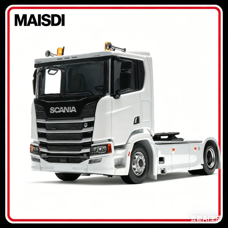 MAISDI 1:64 Scania R650 four-wheel alloy die-casting car model, simulation static ornament, adult collectible, male toy.
MAISDI 1:64 Scania R650 four-wheel alloy die-casting car model, simulation static ornament, adult collectible, male toy.