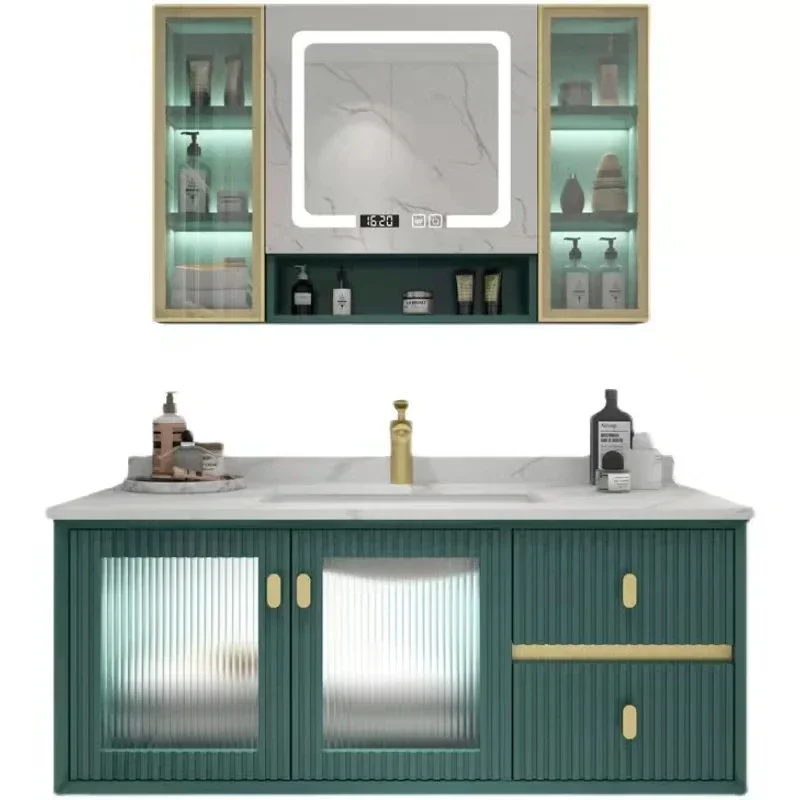 High-End Bathroom Cabinet Combination Solid Wood Oak Sink Washstand Washbasin Cabinet Combination Bathroom Cabinet
High-End Bathroom Cabinet Combination Solid Wood Oak Sink Washstand Washbasin Cabinet Combination Bathroom Cabinet