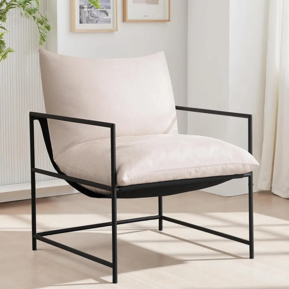 Акцентное кресло с металлическим каркасом, современное кресло с подушкой из пены с эффектом памяти, удобное кресло для отдыха для гостиной, спальни, балкона
Акцентное кресло с металлическим каркасом, современное кресло с подушкой из пены с эффектом памяти, удобное кресло для отдыха для гостиной, спальни, балкона