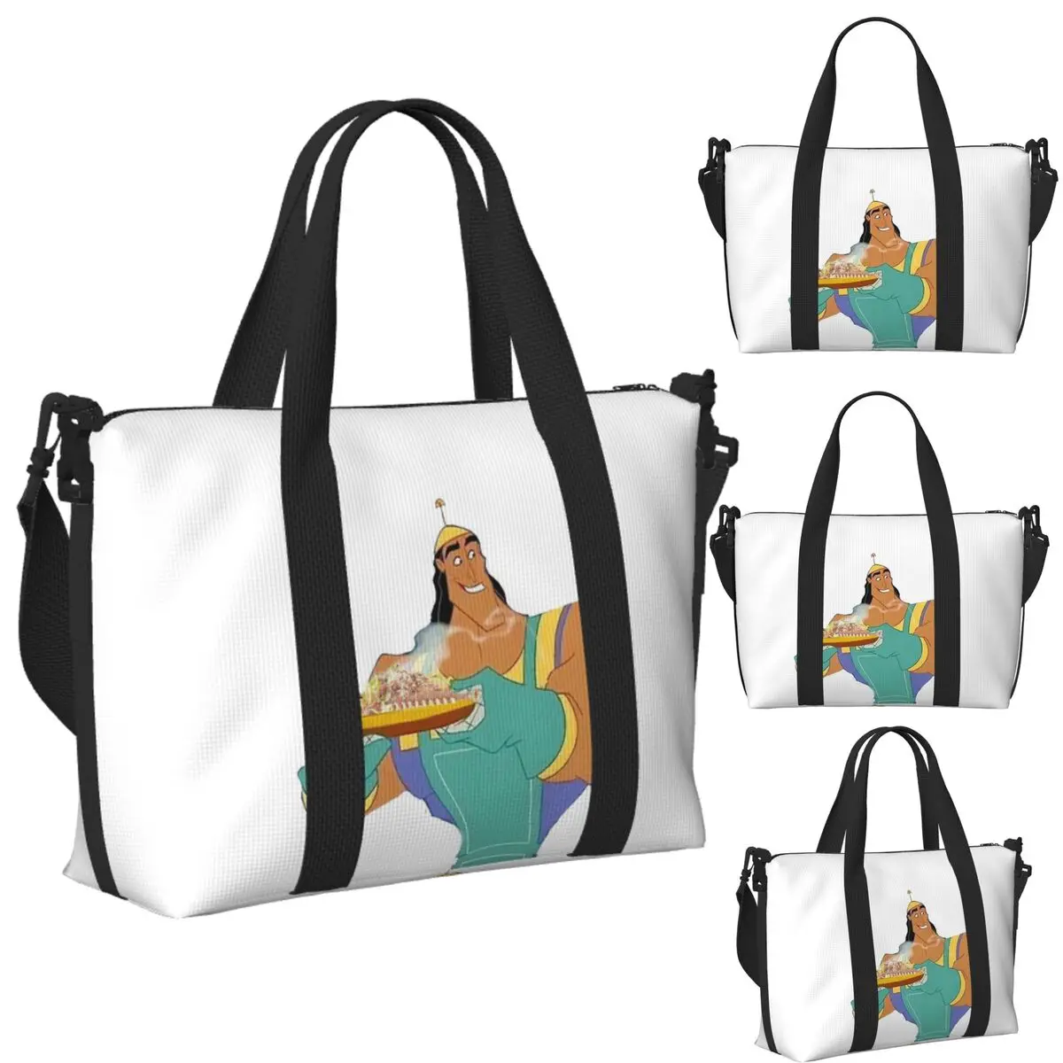 Custom Kronk Has Spaghetti Beach Travel Bag Large Capacity Tote Bags for Gym Sport Women Shopping Duffle Shoulder Bag 
Custom Kronk Has Spaghetti Beach Travel Bag Large Capacity Tote Bags for Gym Sport Women Shopping Duffle Shoulder Bag