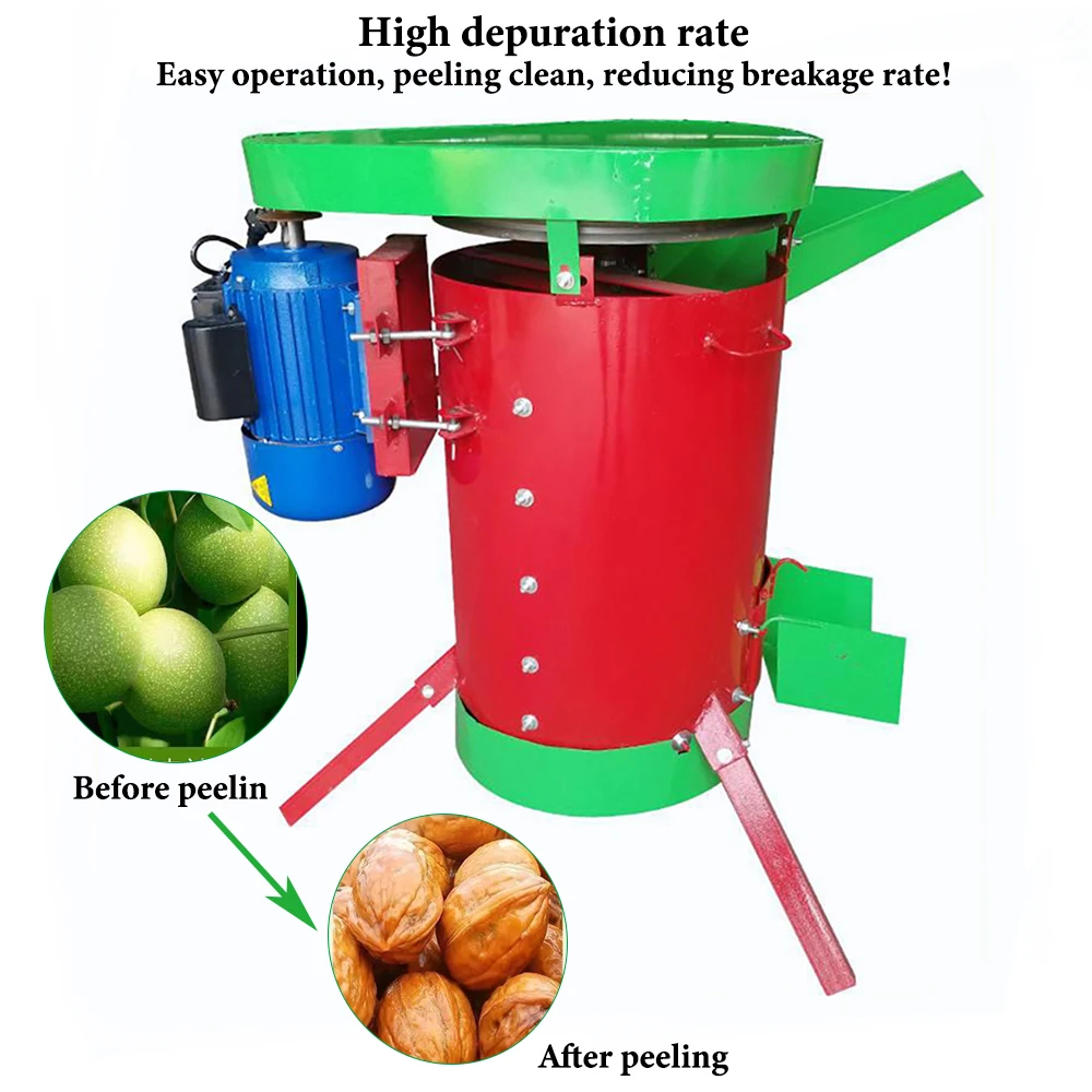 Green Walnut Vertical Peeling Machine Small Household Walnut Peeling Machine Walnut Peeling and Cleaning All-in-one Machine
Green Walnut Vertical Peeling Machine Small Household Walnut Peeling Machine Walnut Peeling and Cleaning All-in-one Machine