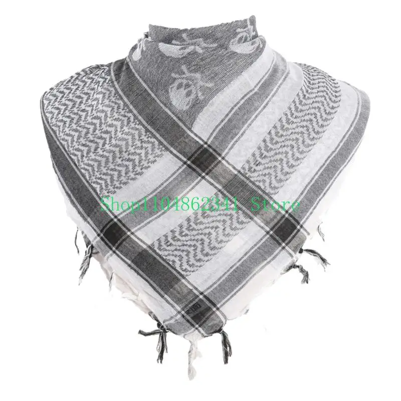 652F Shemagh Desert Scarf Skull Pattern Arab Keffiyeh Shawl Wrap Tassels Head Wraps
652F Shemagh Desert Scarf Skull Pattern Arab Keffiyeh Shawl Wrap Tassels Head Wraps