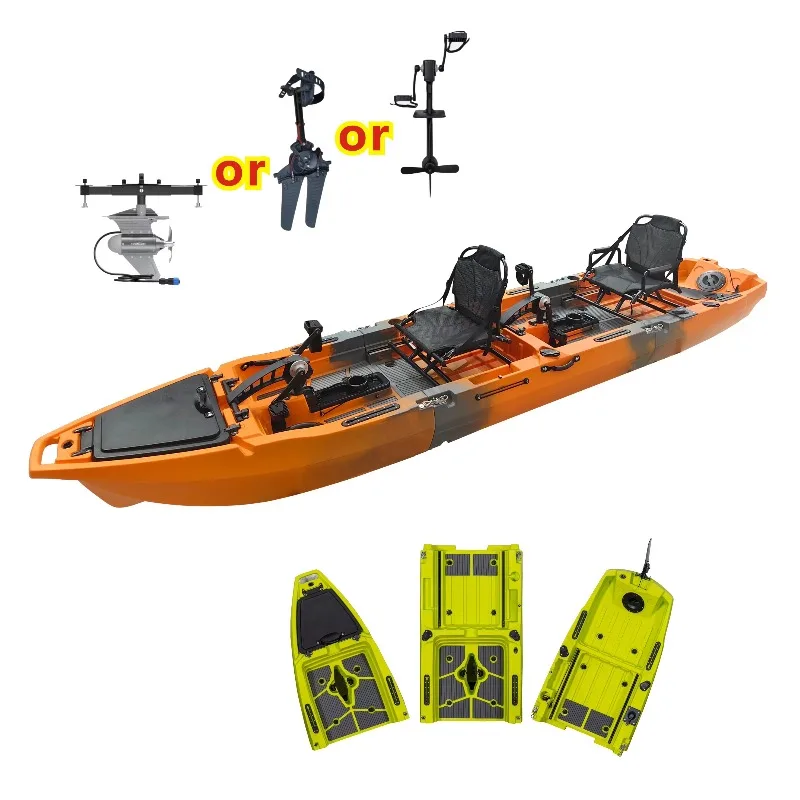 Kayak 14.76 FT Foldable Detachable Motor Pedal Drive Propeller Fins Eco-Friendly Water Resistant New
Kayak 14.76 FT Foldable Detachable Motor Pedal Drive Propeller Fins Eco-Friendly Water Resistant New