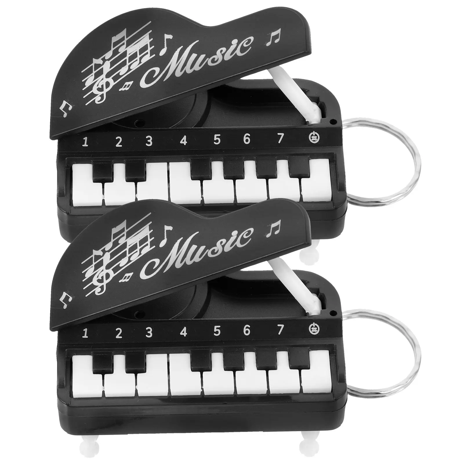 2Pcs Mini Piano Keychain Playable Pocket-Sized Keyboard Ornament Fashionable Music Gift for Her Teens Adults Portable Piano
2Pcs Mini Piano Keychain Playable Pocket-Sized Keyboard Ornament Fashionable Music Gift for Her Teens Adults Portable Piano