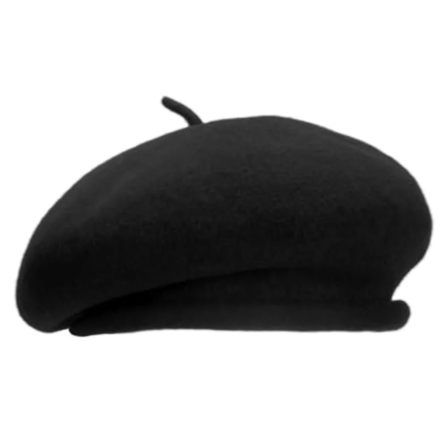 100% Wool Beret Hats for Women Men, Classic French Hat, Adjustable Headband, Handmade Rolled Brim
100% Wool Beret Hats for Women Men, Classic French Hat, Adjustable Headband, Handmade Rolled Brim
