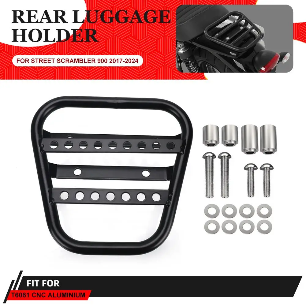 FOR Street Scrambler 900 2017 2018 2019 2020 2021 2022 2023 2024 Luggage Rack Rear Tail Rack Top Box Case Suitcase Carrier Board
FOR Street Scrambler 900 2017 2018 2019 2020 2021 2022 2023 2024 Luggage Rack Rear Tail Rack Top Box Case Suitcase Carrier Board