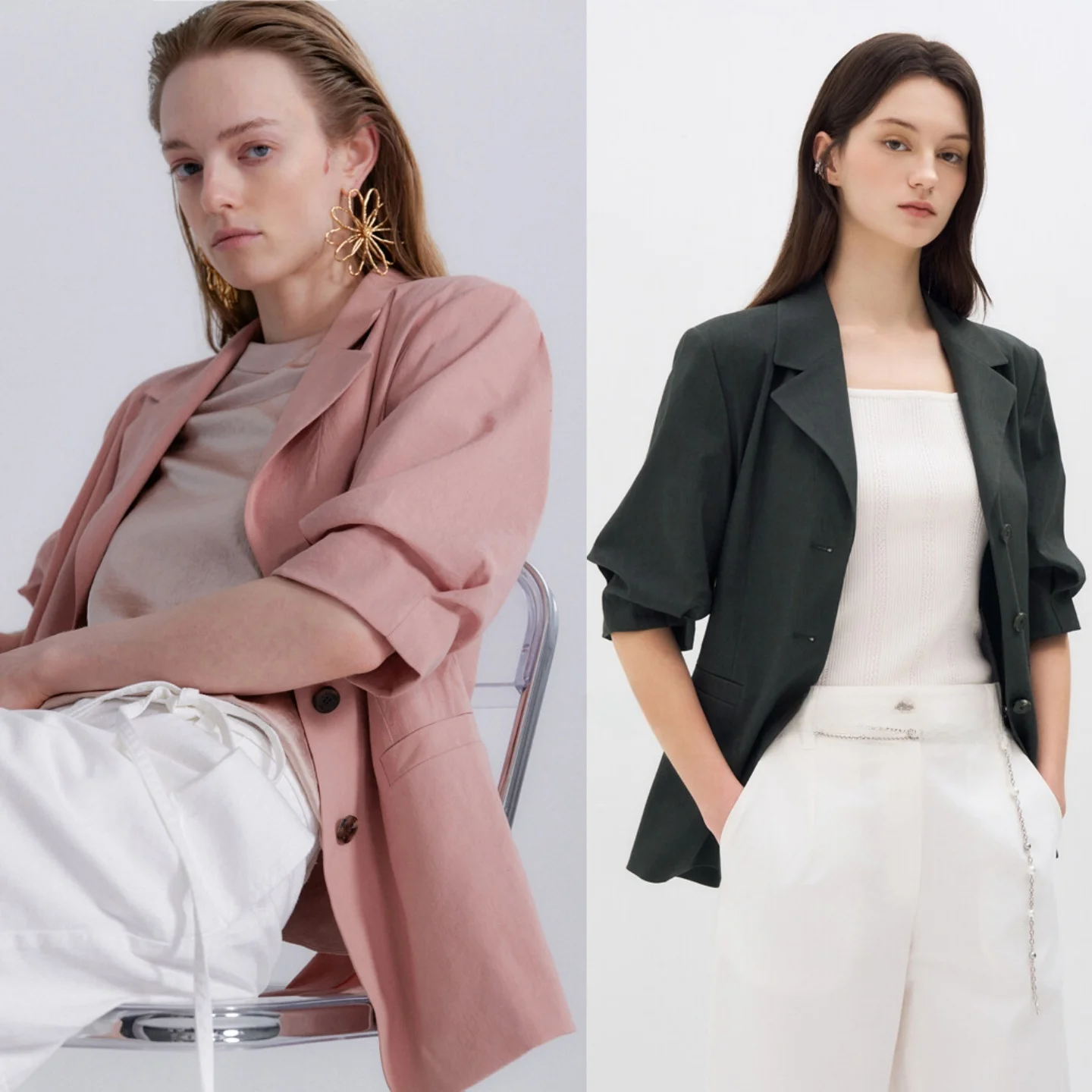 Slimming Half Sleeve Suit Jacket with Stand Collar Pleated Commute Versatile Elegant Top Women's Fashion Business Casual
Slimming Half Sleeve Suit Jacket with Stand Collar Pleated Commute Versatile Elegant Top Women's Fashion Business Casual