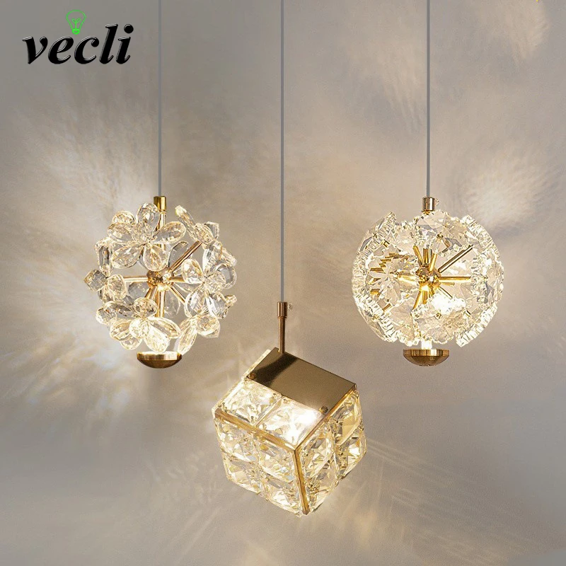 New Style Light Luxury French Crystal Pendant Light with Dandelion Design for Bedroom Dining Room Bedside 
New Style Light Luxury French Crystal Pendant Light with Dandelion Design for Bedroom Dining Room Bedside