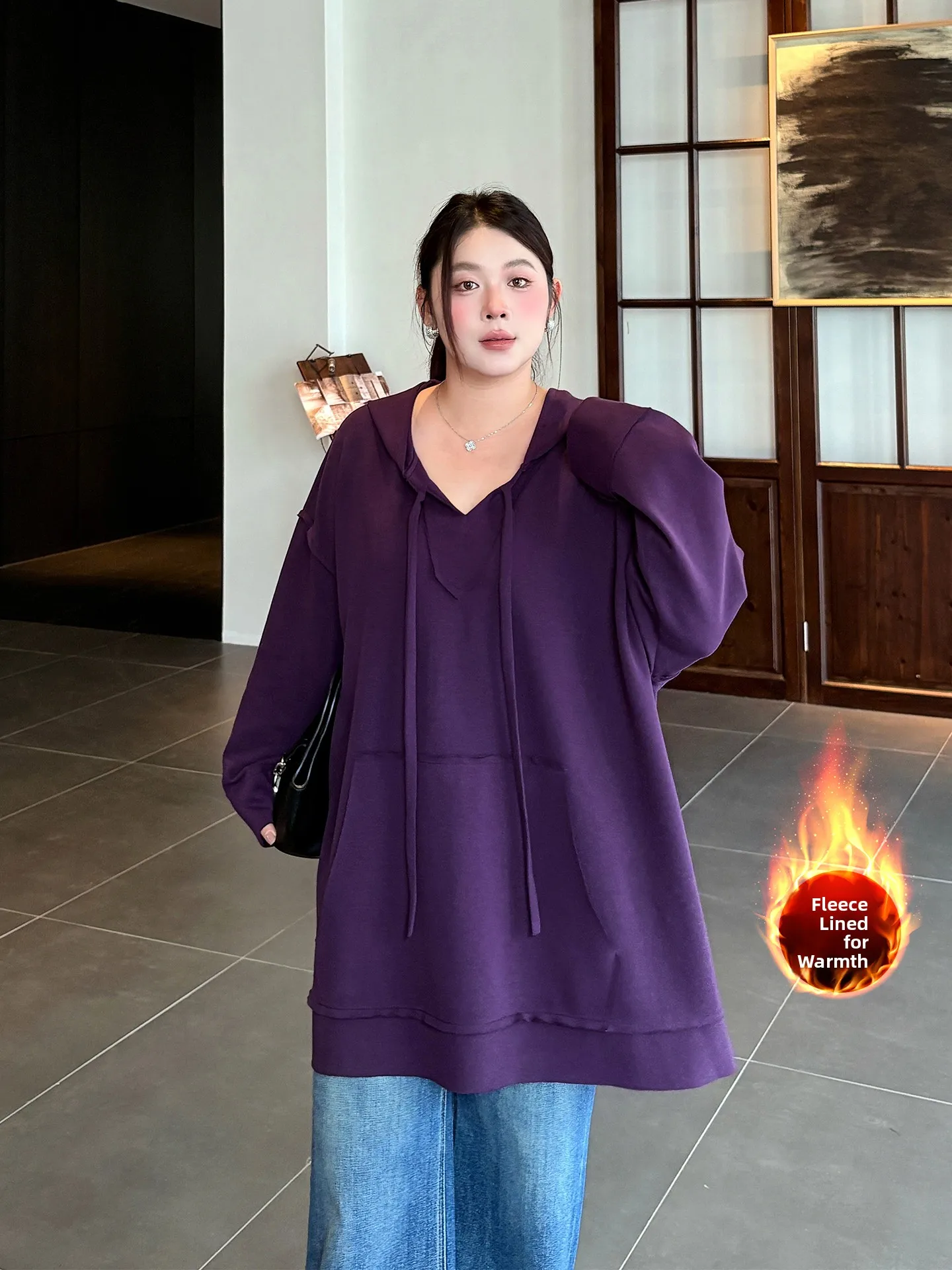 Женская толстовка с капюшоном очень большого размера средней длины, длинная повседневная удобная толстовка из смеси хлопка на подкладке Fce све
Женская толстовка с капюшоном очень большого размера средней длины, длинная повседневная удобная толстовка из смеси хлопка на подкладке Fce све