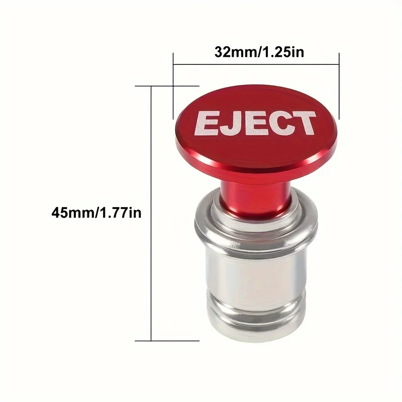 EJECT Fire Missiles Button Car Cigarette Lighter, 12V Car Cigarette Lighter Replacement Fits Most Vehicles
EJECT Fire Missiles Button Car Cigarette Lighter, 12V Car Cigarette Lighter Replacement Fits Most Vehicles