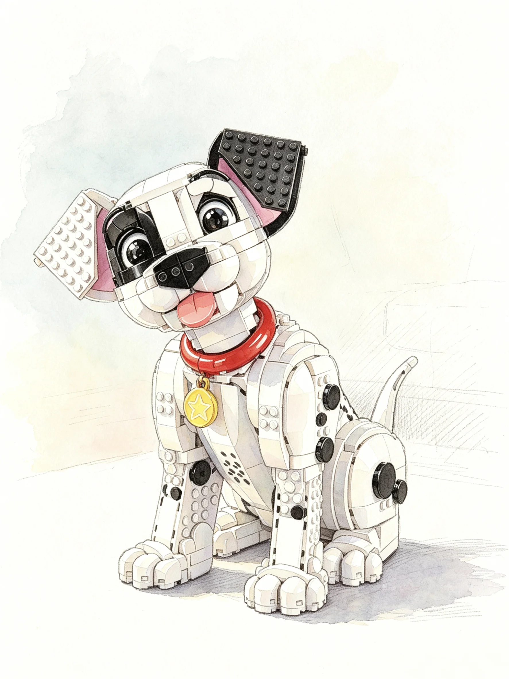 MOC 1722Pcs Cute 43269Spotted Puppy Building Blocks Pet 101 Dalmatians Dog Bricks Model Collectible Toy Gift for Kids & Adults
MOC 1722Pcs Cute 43269Spotted Puppy Building Blocks Pet 101 Dalmatians Dog Bricks Model Collectible Toy Gift for Kids & Adults