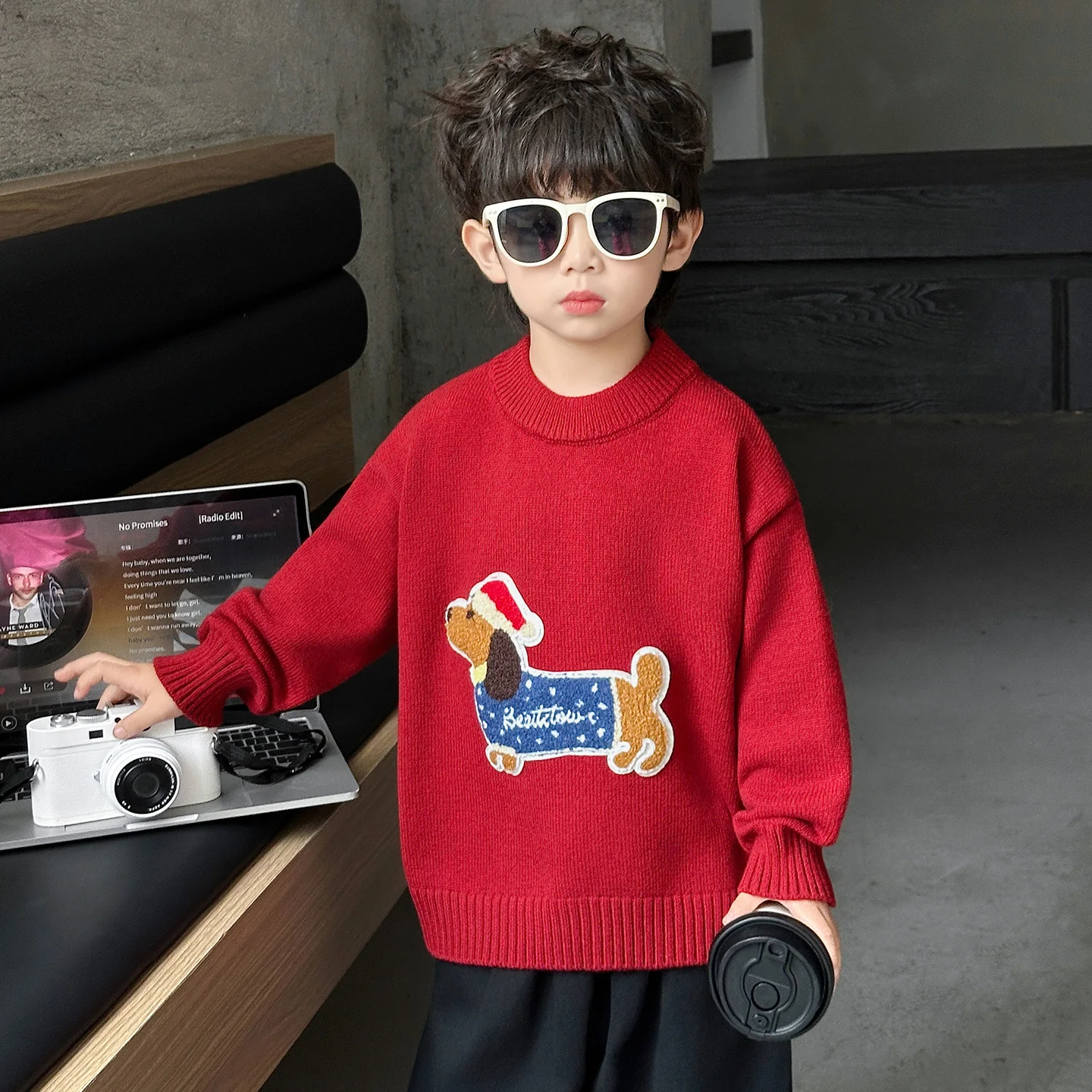 Trendy Cartoon Boys Knitted Sweater Baby Faionable Autumn Winter Clothes Soft Cotton Long Sve round Ne Warm Thiened ...
Trendy Cartoon Boys Knitted Sweater Baby Faionable Autumn Winter Clothes Soft Cotton Long Sve round Ne Warm Thiened ...