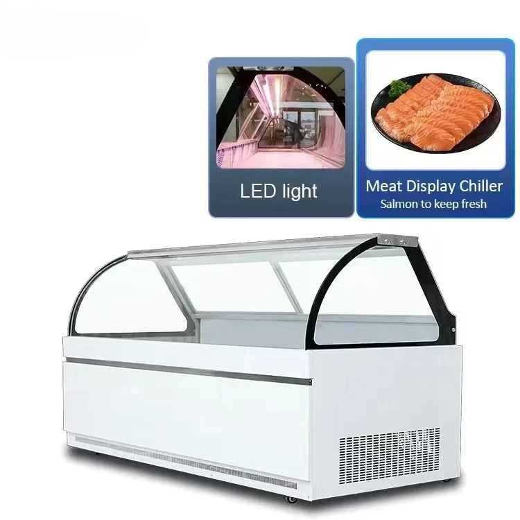 Display Fridge Commercial Refrigerator Meat Fish Display Commercial Meat Display case for Butcher Shop
Display Fridge Commercial Refrigerator Meat Fish Display Commercial Meat Display case for Butcher Shop