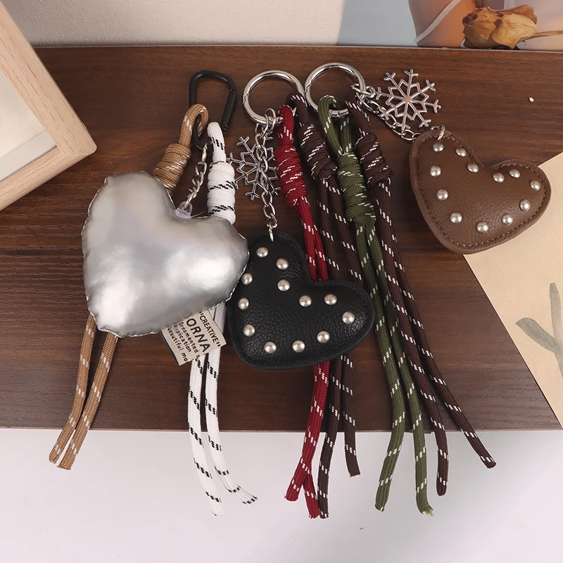Korea Heart-shaped Key Chain Bag Charm Fashion Braided Rope Car Keychain Female Bag Pendant Backpack Decoration Accessories Gift
Korea Heart-shaped Key Chain Bag Charm Fashion Braided Rope Car Keychain Female Bag Pendant Backpack Decoration Accessories Gift