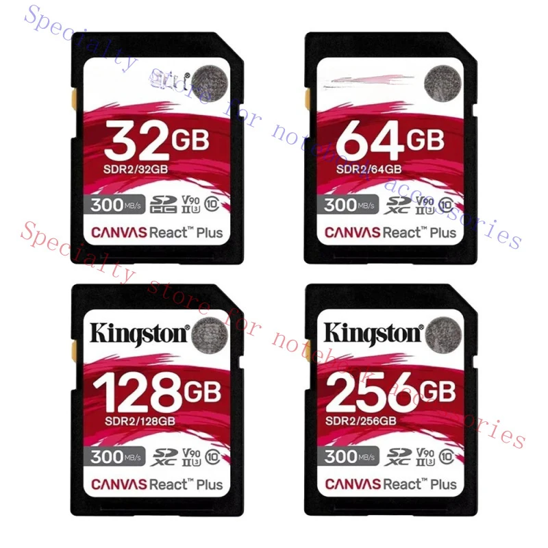 R+ FOR Kingston Canvas React Plus 32GB 64GB 128GB 256GB UHS-II V90 U3 SD Memory Card
R+ FOR Kingston Canvas React Plus 32GB 64GB 128GB 256GB UHS-II V90 U3 SD Memory Card