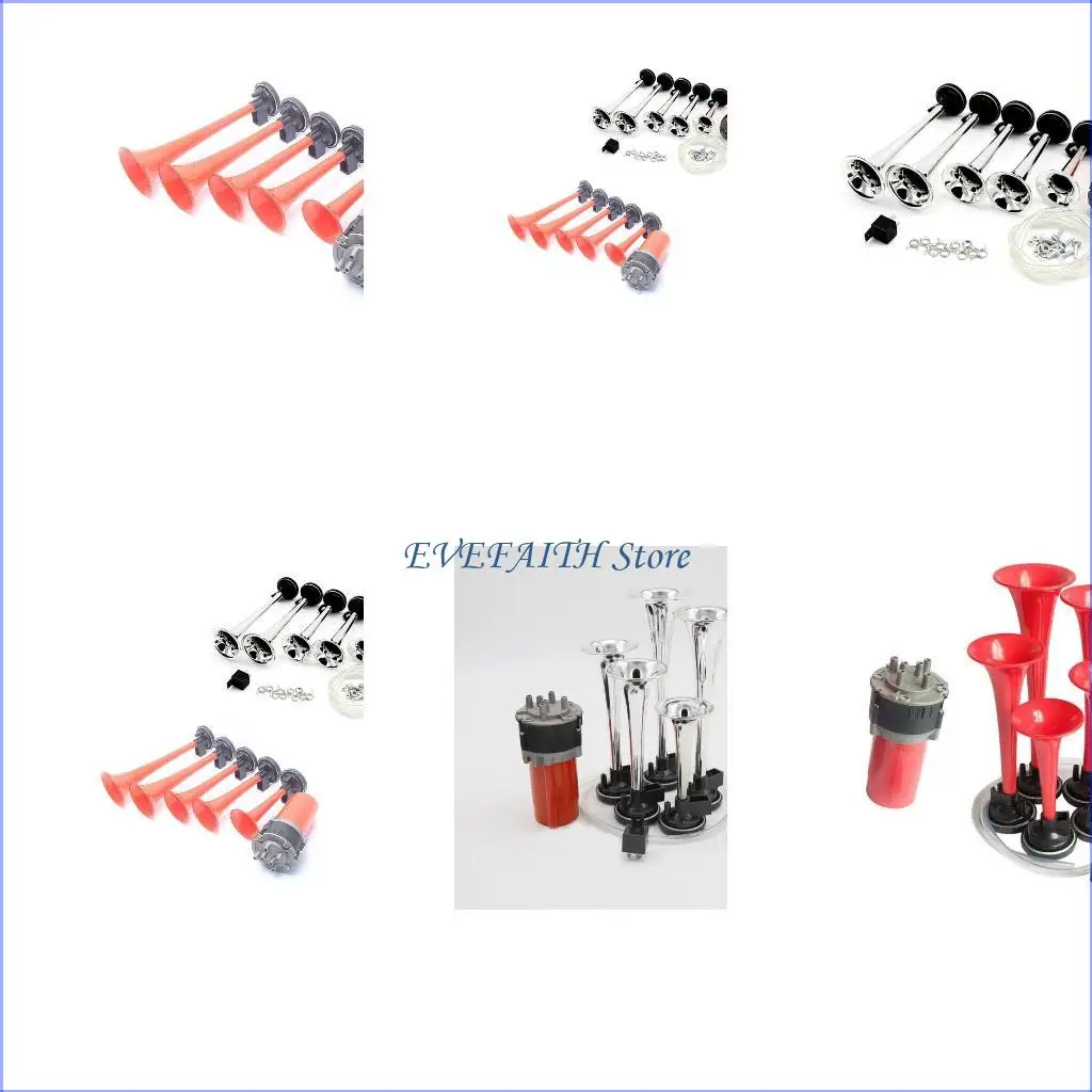 124B Dustproof Car Alarm Musical Horn Compose Voice Megaphone 5 Trumpet for Motorbike Intelligent Noise Reduction 125db
124B Dustproof Car Alarm Musical Horn Compose Voice Megaphone 5 Trumpet for Motorbike Intelligent Noise Reduction 125db