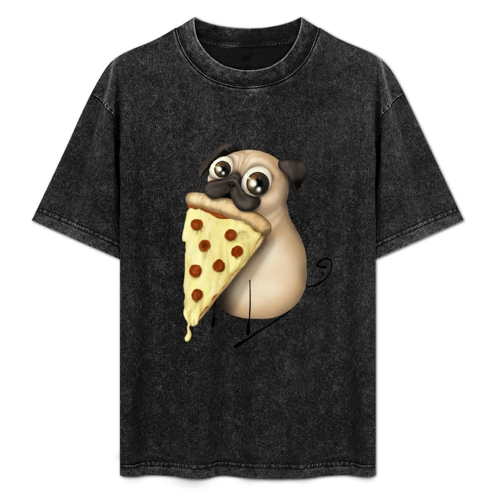 Pizza Pug T-Shirt Basic Regular Fit Casual T-Shirt
Pizza Pug T-Shirt Basic Regular Fit Casual T-Shirt