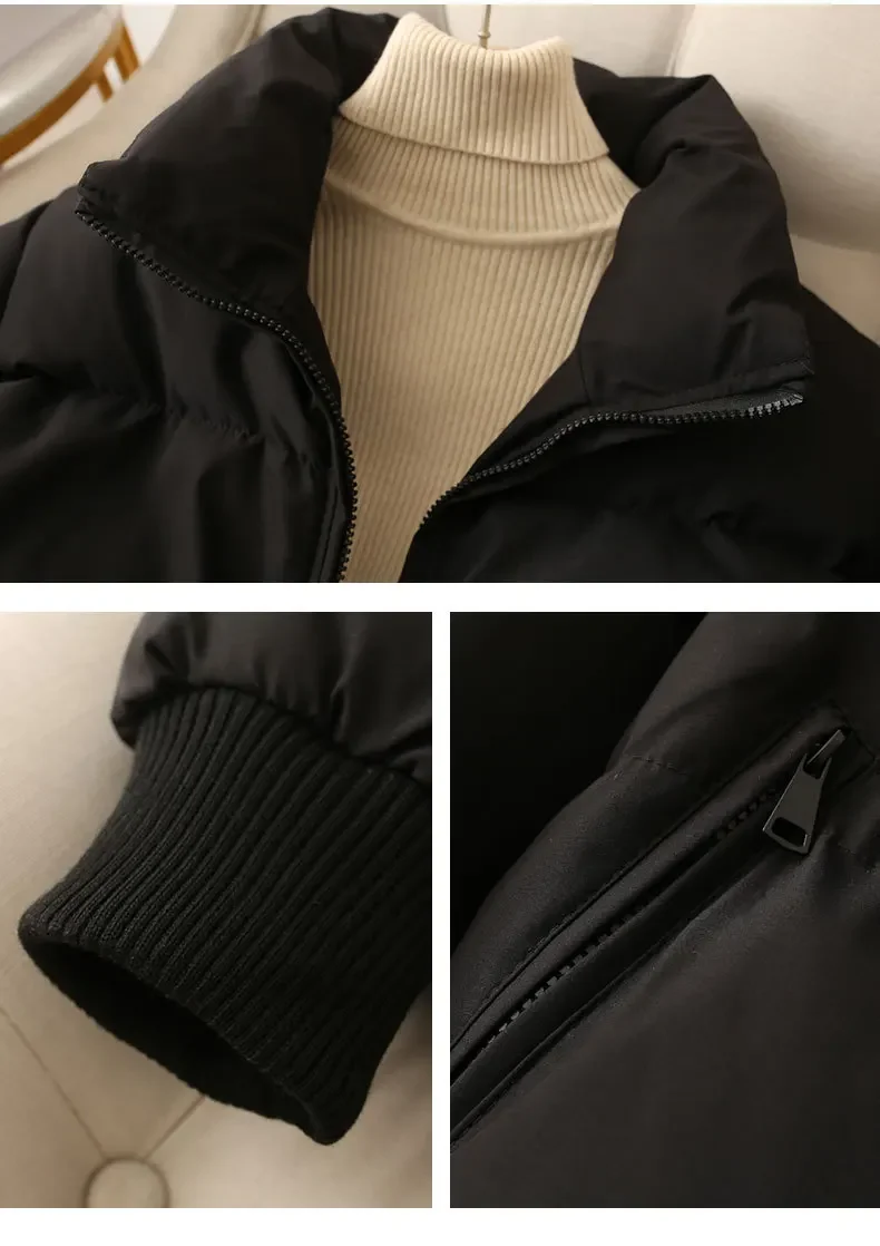 Модные студенческие теплые легкие куртки 2025, новые зимние куртки с воротником-стойкой, короткая пуховая куртка с хлопковой подкладкой, женские трендовые парки
Модные студенческие теплые легкие куртки 2025, новые зимние куртки с воротником-стойкой, короткая пуховая куртка с хлопковой подкладкой, женские трендовые парки