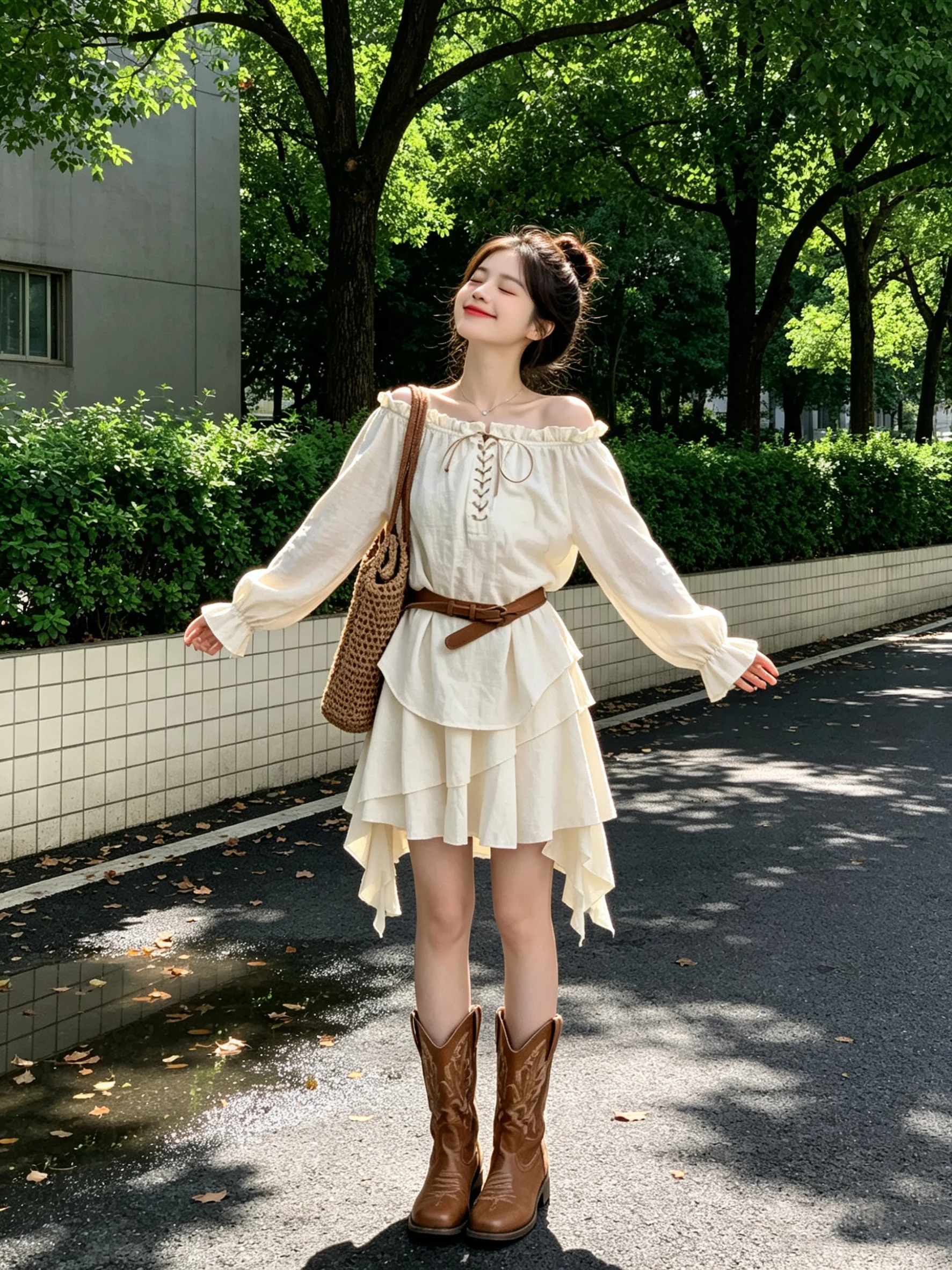 Bohemian Holiday Style One Shoulder Long Sleeve Shirt And Short Skirt Women's Summer Fashion Set Breathable Polyester Casual ...
Bohemian Holiday Style One Shoulder Long Sleeve Shirt And Short Skirt Women's Summer Fashion Set Breathable Polyester Casual ...