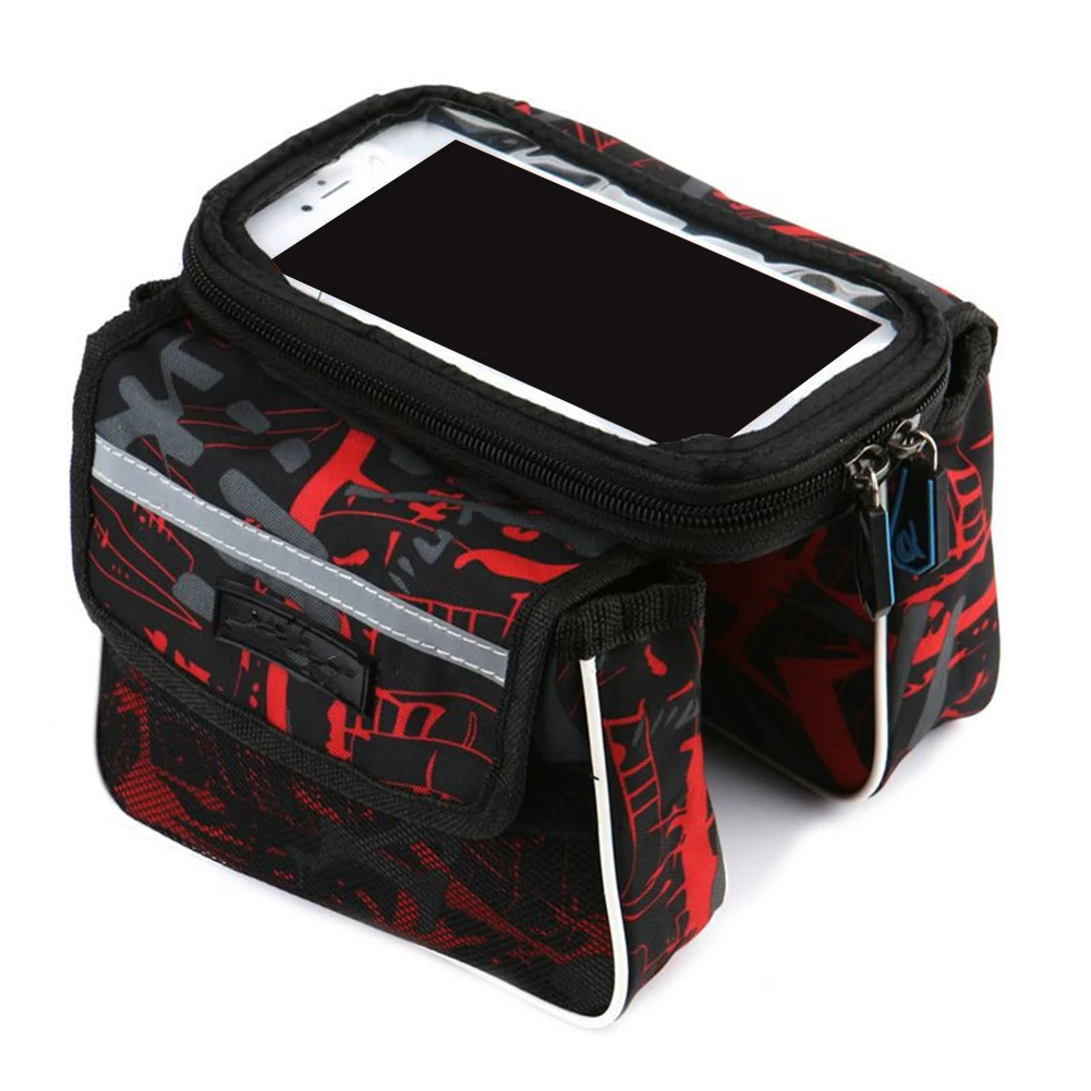Large Capacity Storage MTB Bike Cycling Front Tube Bag Bicycle Frame Bike Bags Transparent Touch Screen Panel Saddle Bag
Large Capacity Storage MTB Bike Cycling Front Tube Bag Bicycle Frame Bike Bags Transparent Touch Screen Panel Saddle Bag