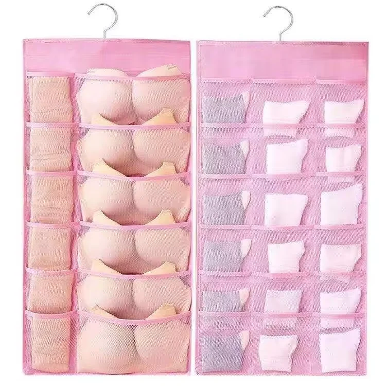 Single Sided Mesh Bag Hanging Closet Organizer Sustainable Folding Storage Underwear Bra Portable Inventory Items
Single Sided Mesh Bag Hanging Closet Organizer Sustainable Folding Storage Underwear Bra Portable Inventory Items