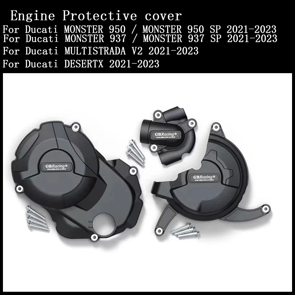 For Ducati MONSTER 937 950 SP & MULTISTRADA V2 DESERTX 2021-2023 Engine Alternator Clutch Protection Cover Accessories
For Ducati MONSTER 937 950 SP & MULTISTRADA V2 DESERTX 2021-2023 Engine Alternator Clutch Protection Cover Accessories