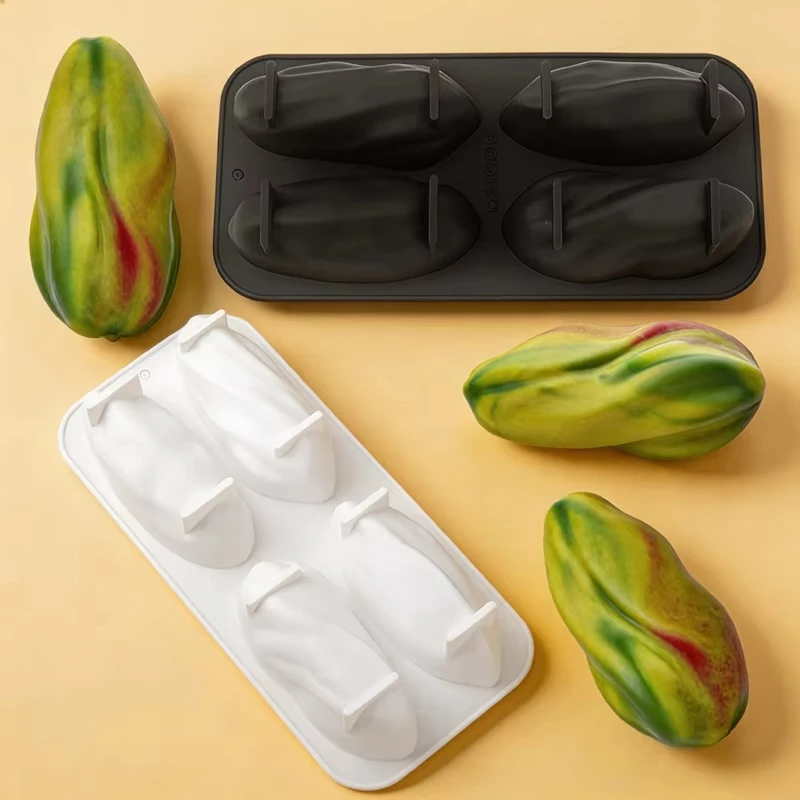4-Cell Silicone Chocolate Mold Pistachio Shaped French Chiffon Cake Food Grade Baking Tools Handmade Dessert Kitchen Bakeware
4-Cell Silicone Chocolate Mold Pistachio Shaped French Chiffon Cake Food Grade Baking Tools Handmade Dessert Kitchen Bakeware