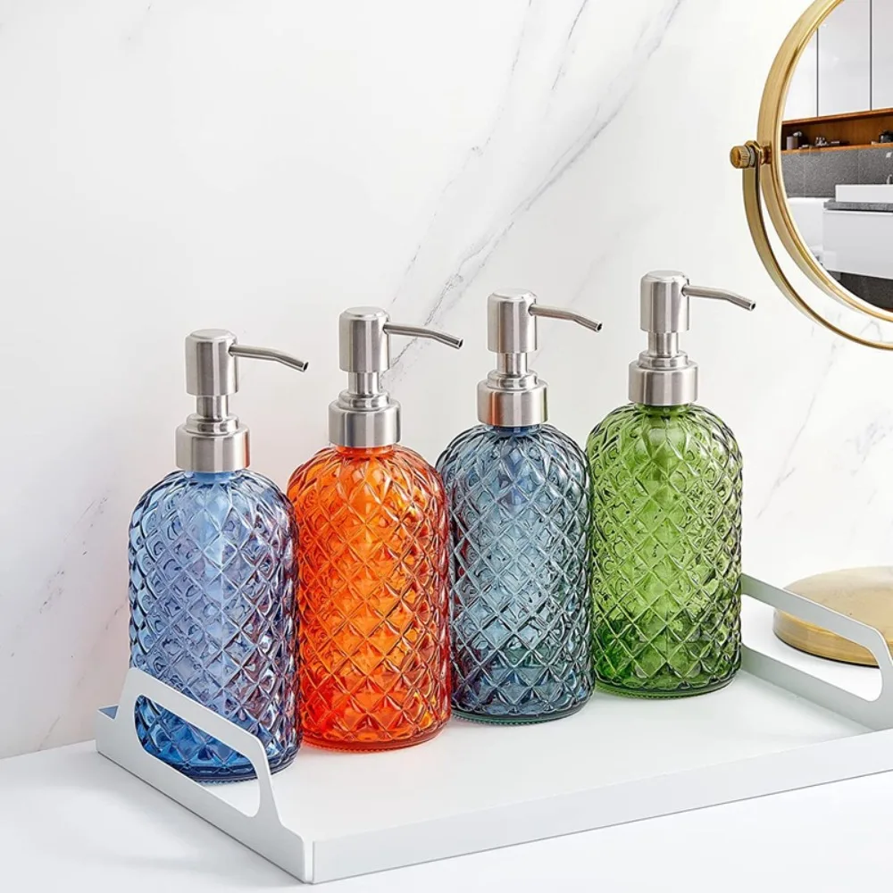 with 304 Rustproof Stainless Steel Pump Soap Dispenser 350ml Thick Glass Hand Sanitizer Dispensing Bottle Refillable Liquid
with 304 Rustproof Stainless Steel Pump Soap Dispenser 350ml Thick Glass Hand Sanitizer Dispensing Bottle Refillable Liquid