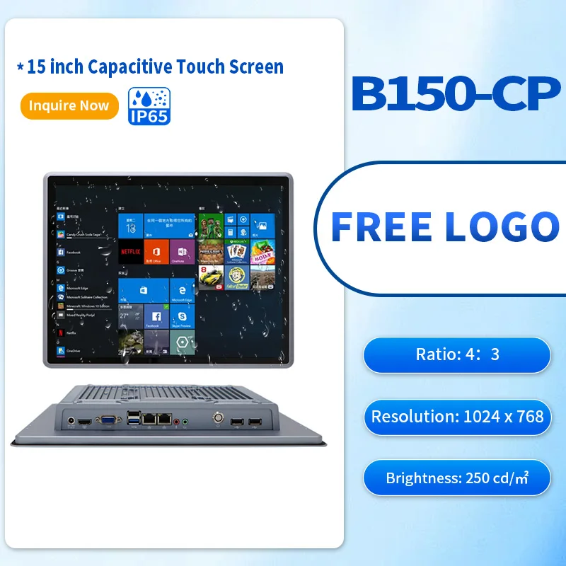 15 Inch Wall Mount True Flat J1900 Touch Panel Pc Industrial Tablet Window Linux Os Industrial Panel Pc For Vehicle
15 Inch Wall Mount True Flat J1900 Touch Panel Pc Industrial Tablet Window Linux Os Industrial Panel Pc For Vehicle